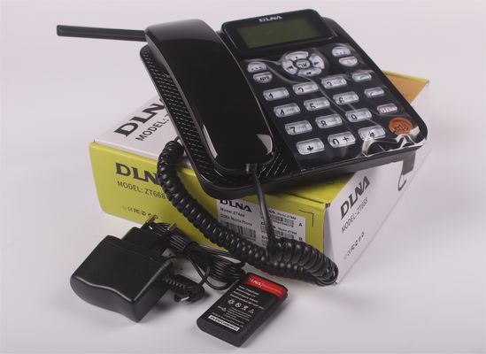 주문 450Mhz CDMA 탁상용 전화 DLNAZT668 지원 FM MP3 침묵하는 레크코딩 online manufacture