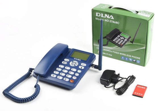 CDMA 800MHz 고정 무선 전화 1000mAh 배터리 CDMA 유선 전화기 DLNA ZT868C